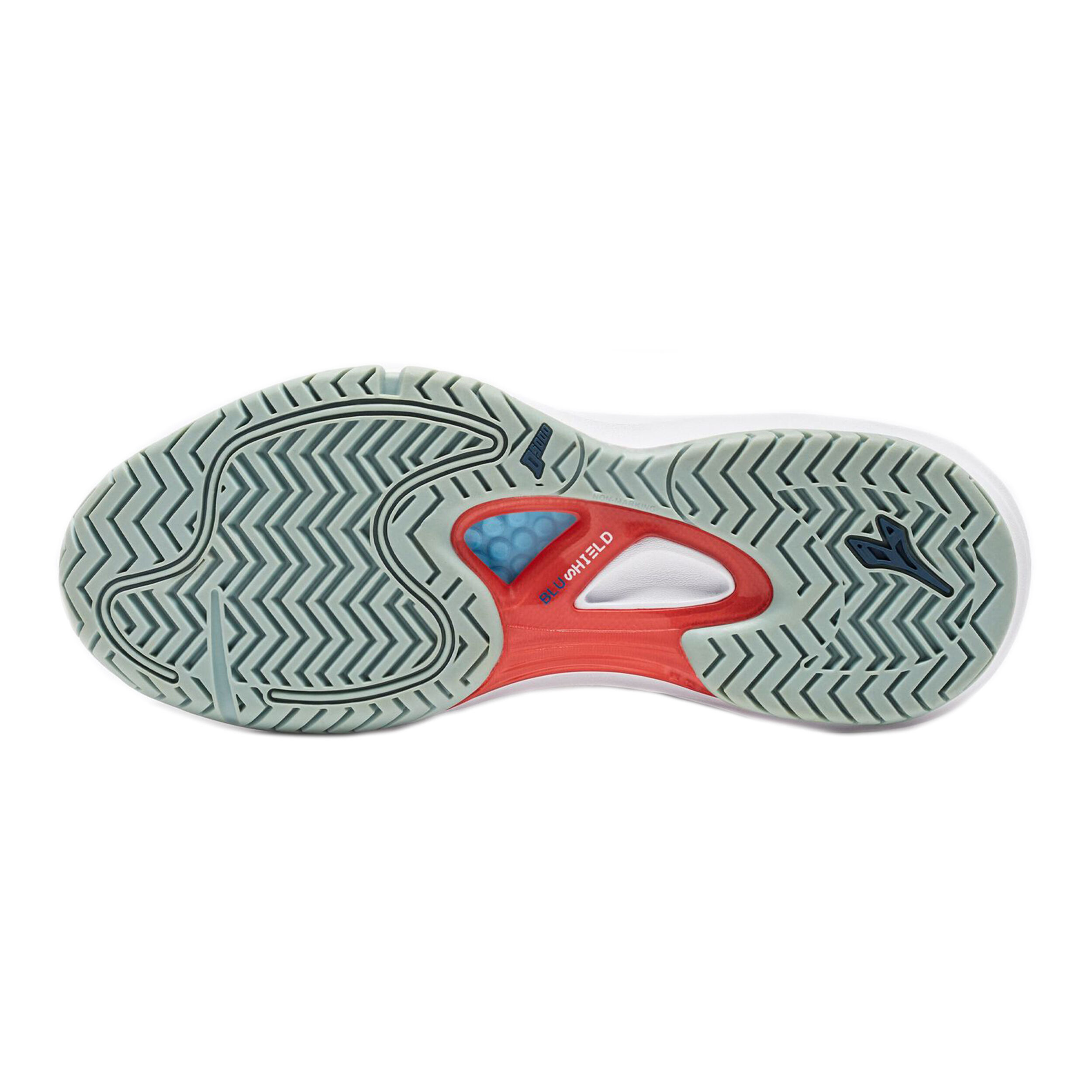 Speed Blushield Fly 4 + Sandplatzschuh Damen - Weiß, Mint