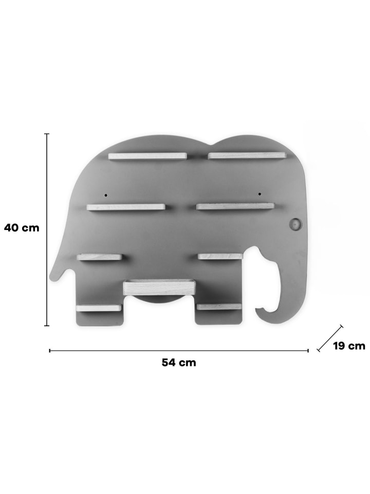 BOARTI Regal Elefant Kinder Toniebox Tonies Figuren in Grau günstig kaufen onesize
