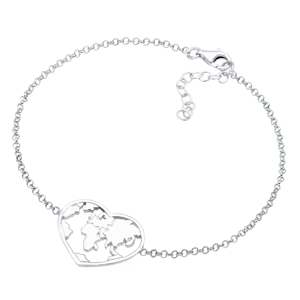 Elli Elli Bracelet Globe Bracelet Femme  (925/1000) Argent Bracelet