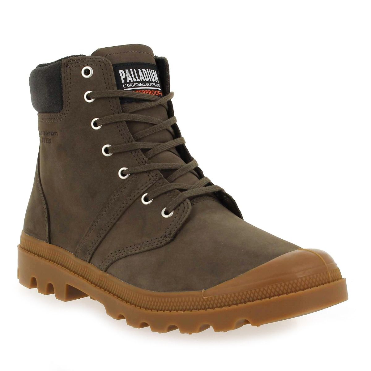 Palladium  PALLABROUSSE CUFFWP+ - marron