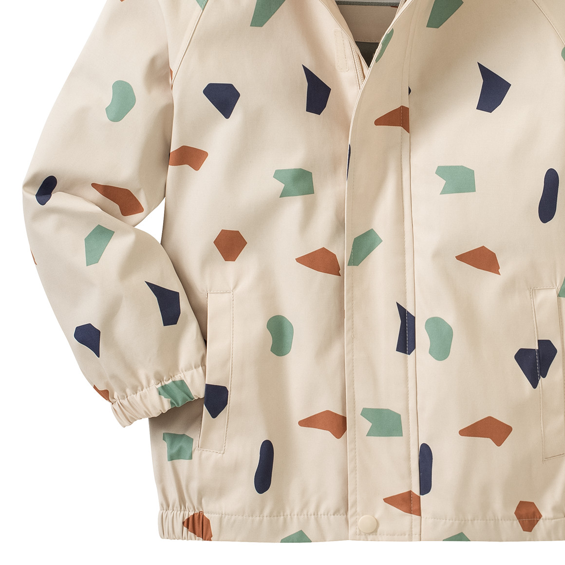 Kinder Regenjacke mit Allover-Print