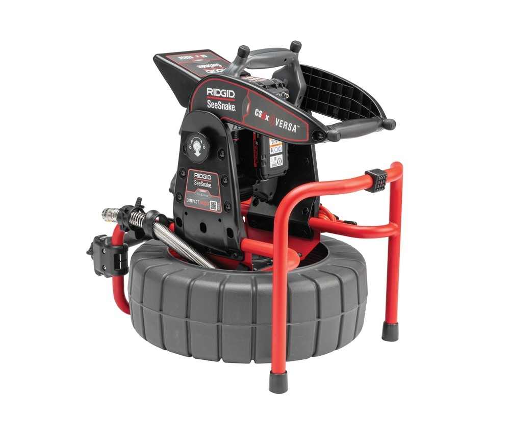 Systém Ridgid 64213 SeeSnake Compact M40 s digitálním registračním monitorem CS6x VERSA, 1 baterií 18V 4,0Ah a 1 nabíječkou