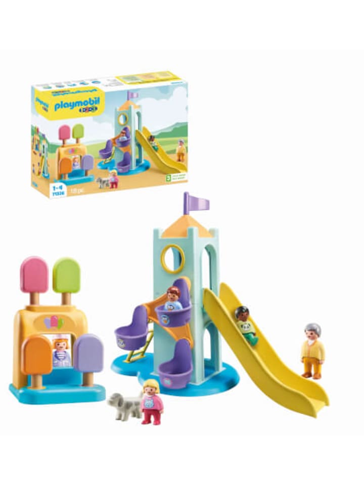 Playmobil Spielfigur Set 1.2.3 Erlebnisturm mit Eisstand, ab 1 Jahr günstig kaufen onesize