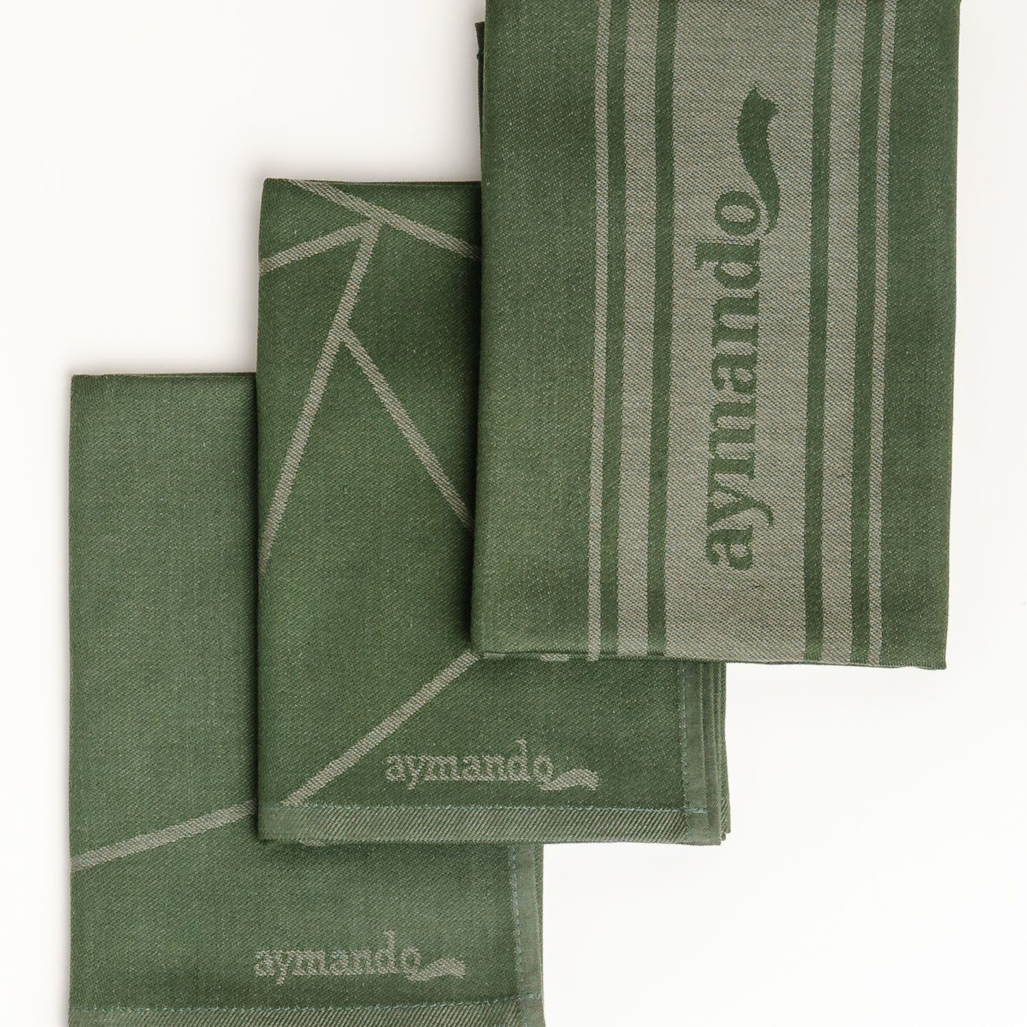 Aymando Geschirrtuch Lines, (Set, 3-tlg., 100% Baumwolle), 50x70 cm
