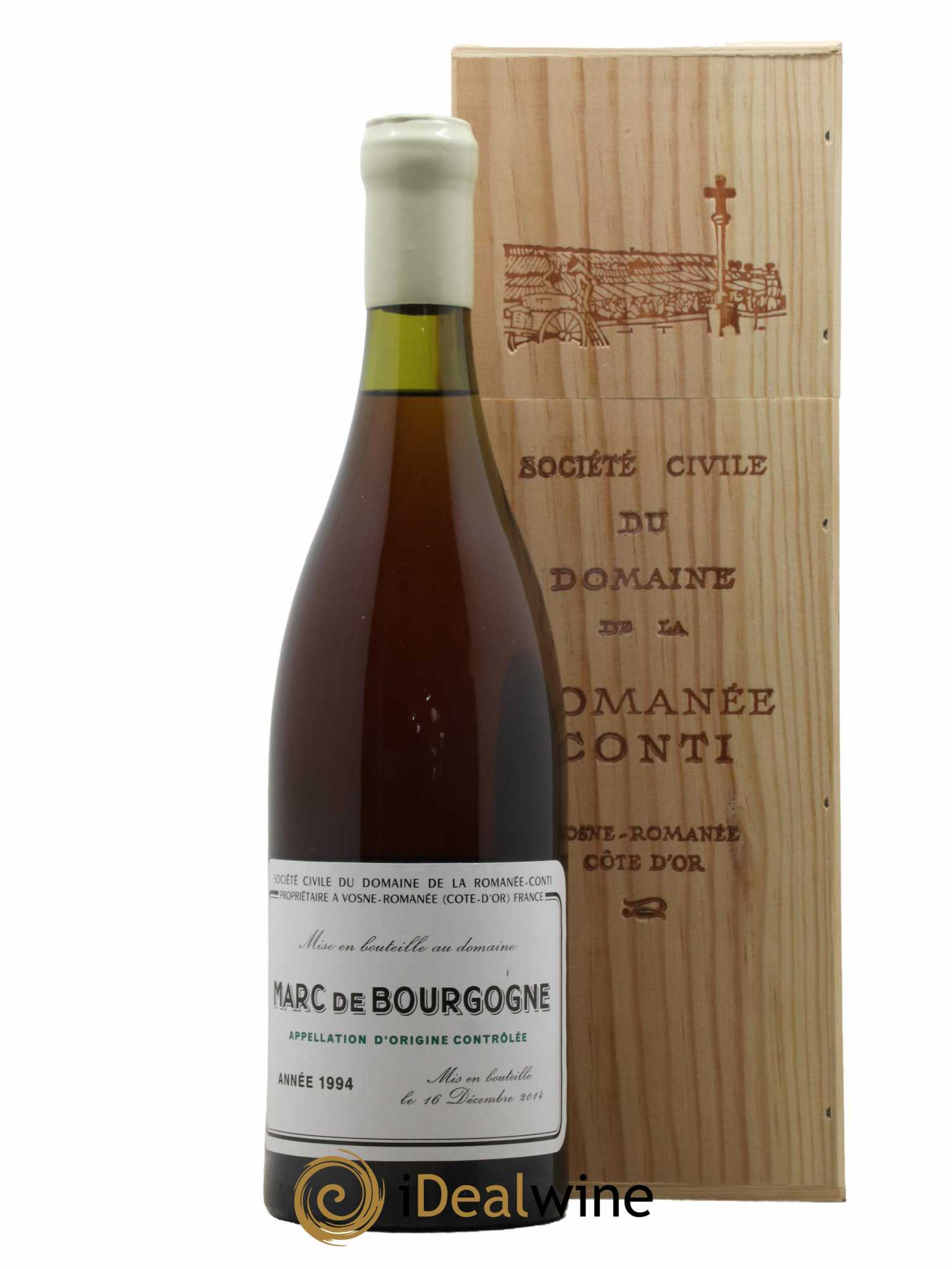 Marc de Bourgogne Domaine de la Romanée-Conti  1994 - Lot de 1 Bouteille
