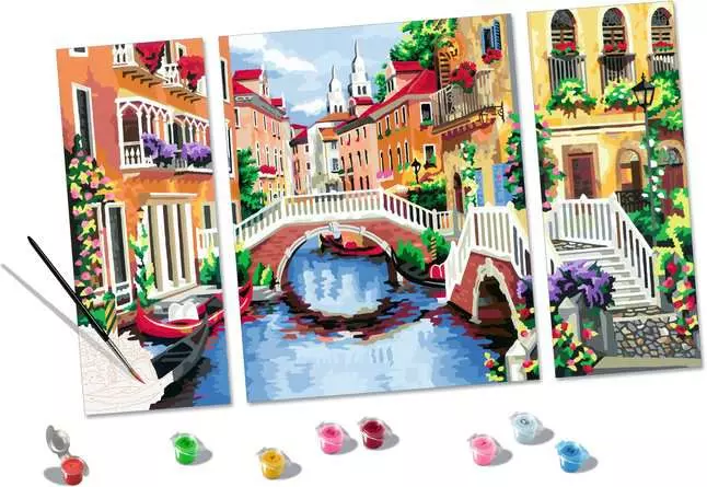 CreArt Venezianische Träume - Malen nach Zahlen für Erwachsene