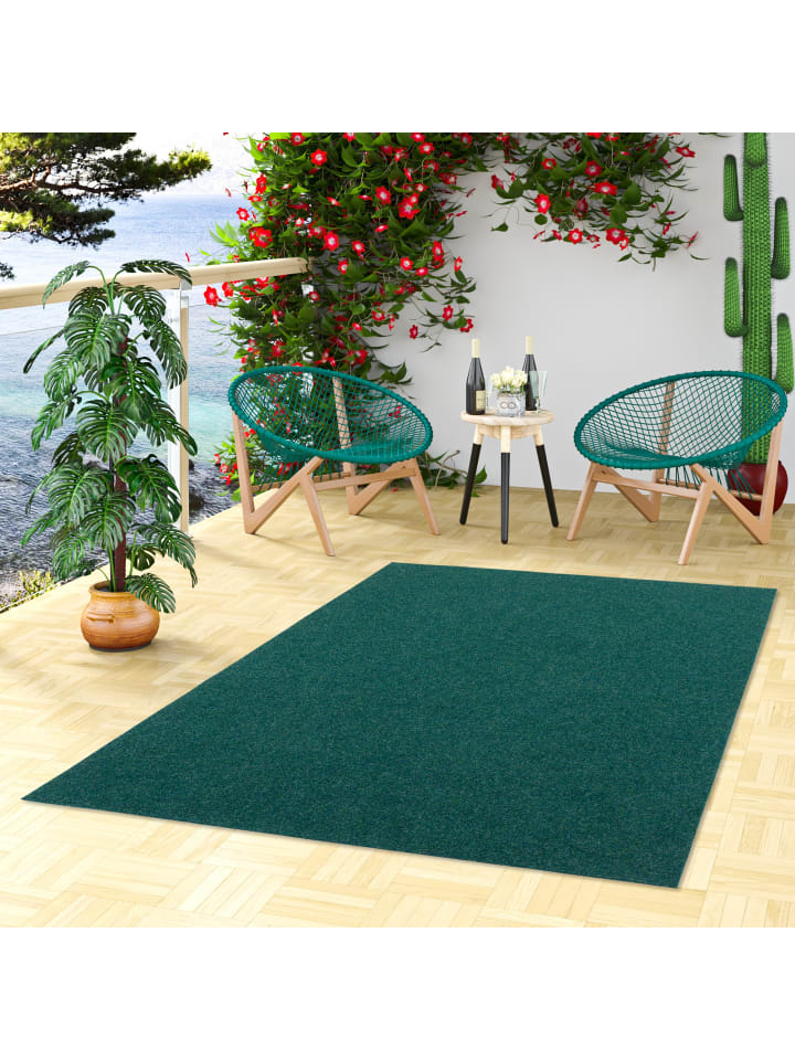 Snapstyle Kunstrasen Rasenteppich mit Noppen Kingston in Petrol günstig kaufen