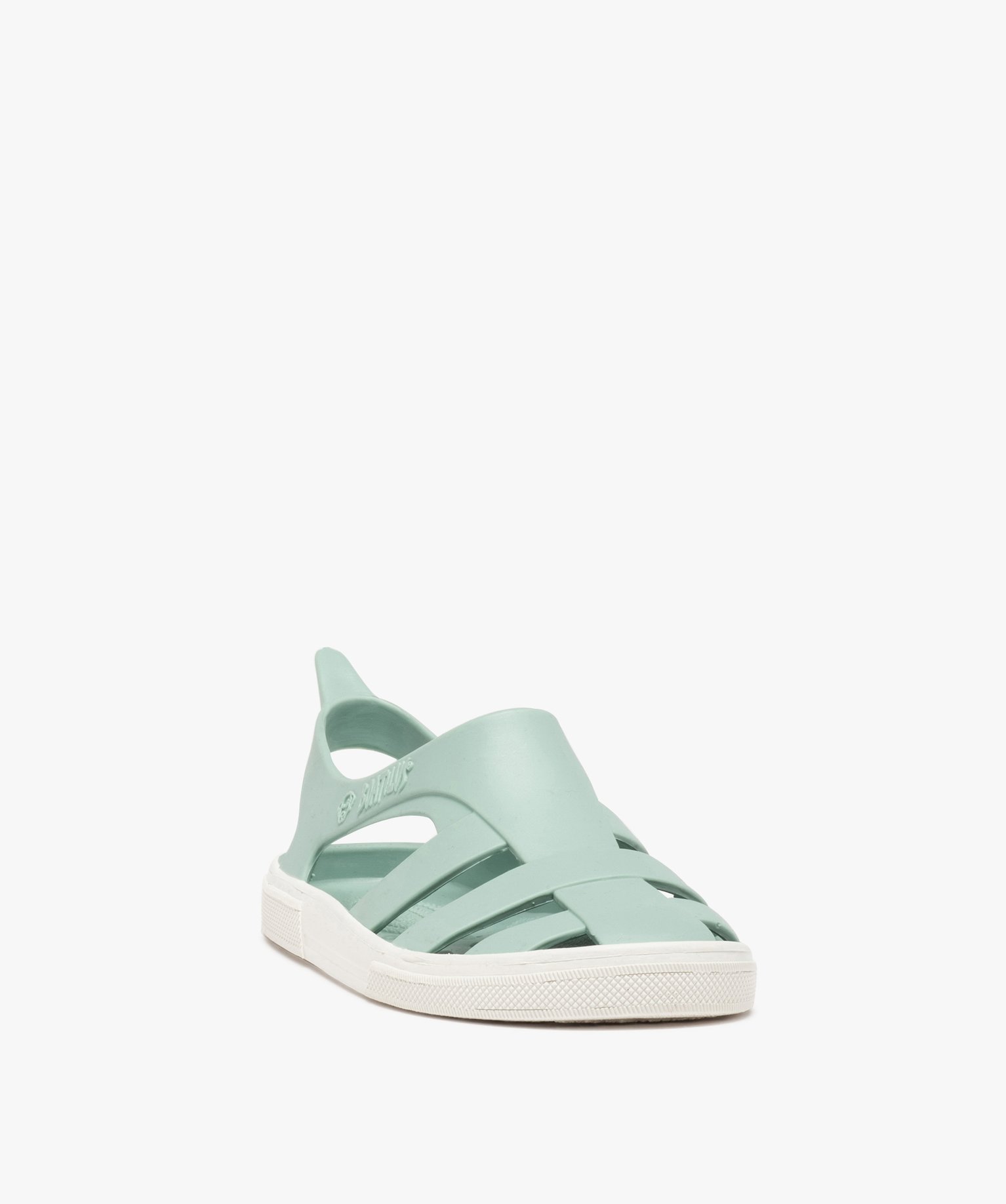 Sandales de plage fille extra souples - Boatilus vert | GEMO