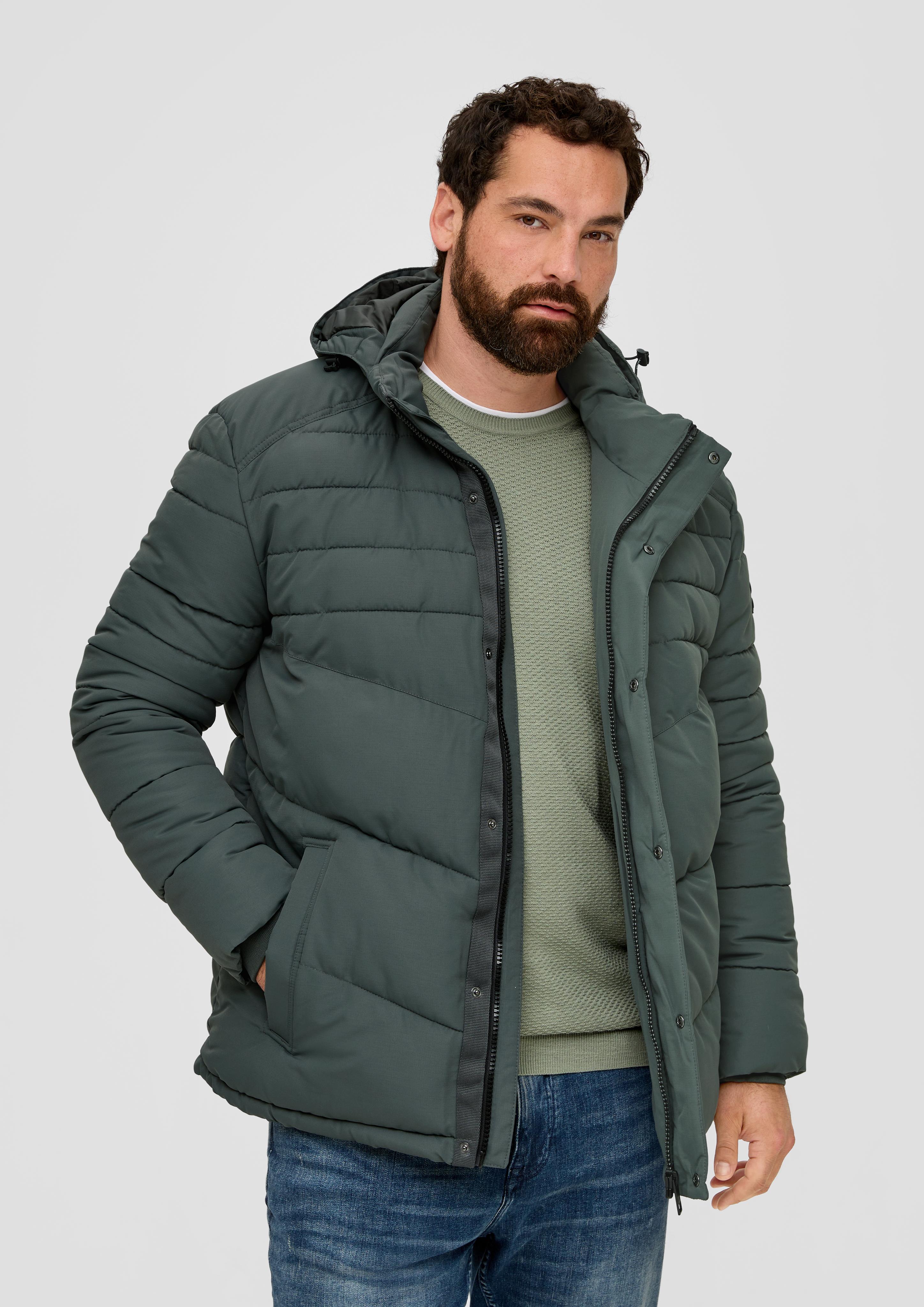 Sportive Steppjacke in strukturierter Qualität  2137154-7909