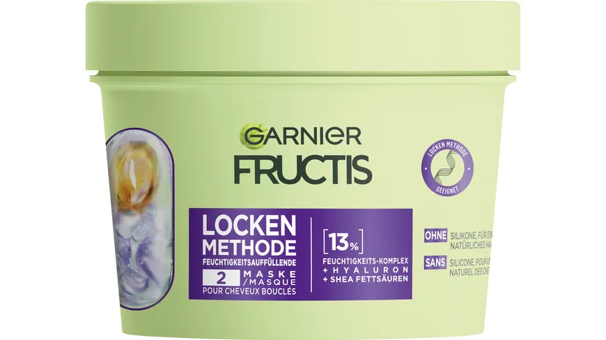 Garnier Fructis Locken Methode Maske 370 ml
