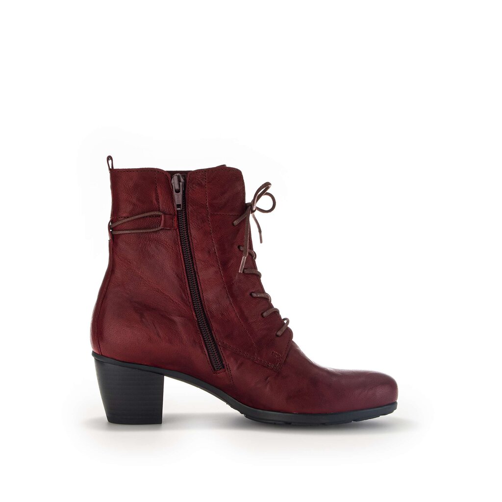 Gabor fashion Schnürstiefelette rot