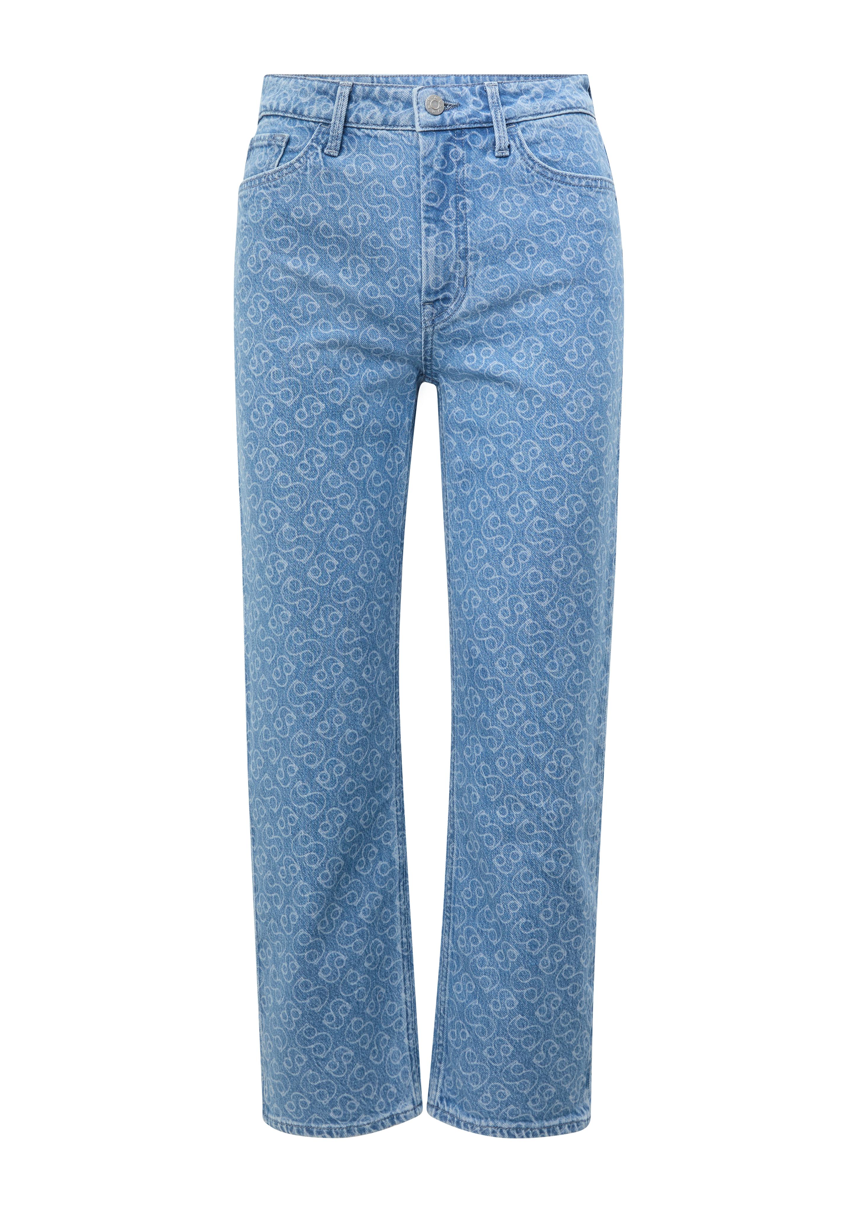 360° Denim / Cropped-Jeans Karolin / Regular Fit / High Rise / Straight Leg  2135810-53Z4