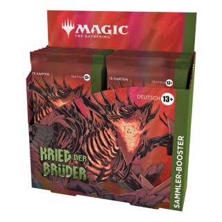 Magic the Gathering: Krieg der Brüder Collector Booster Display (12) (DE)