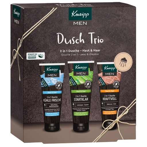 KNEIPP MEN Dusch-Trio  3X75 ml  Kombipackung