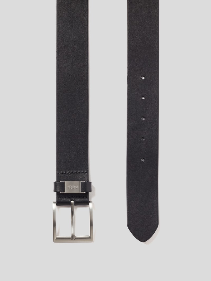 Gürtel in Leder-Optik in schwarz
