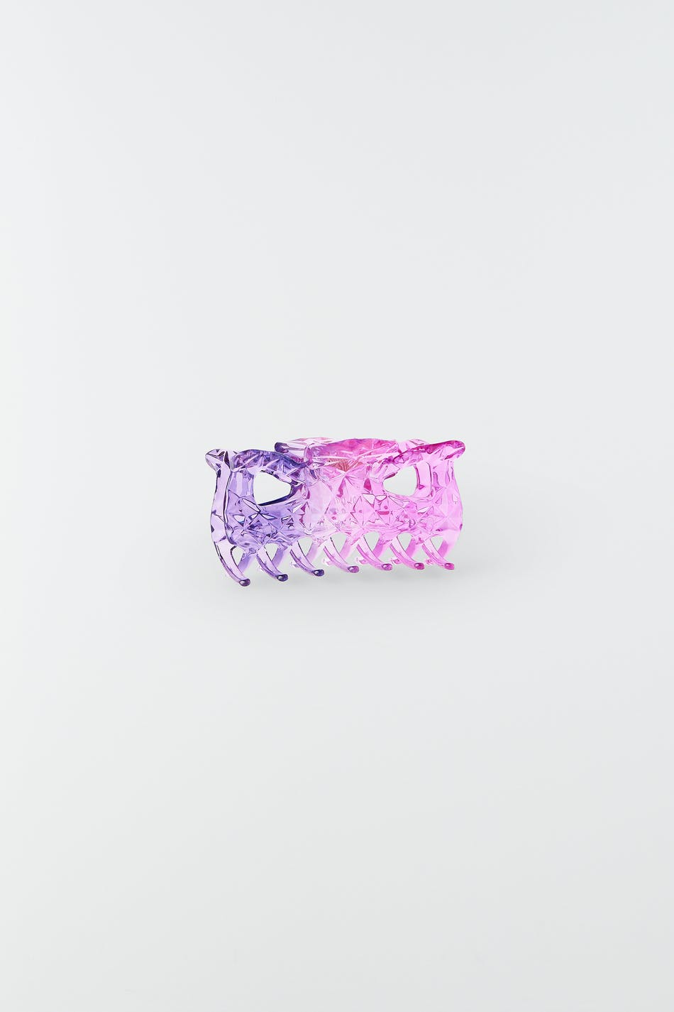 Transparent hair clip