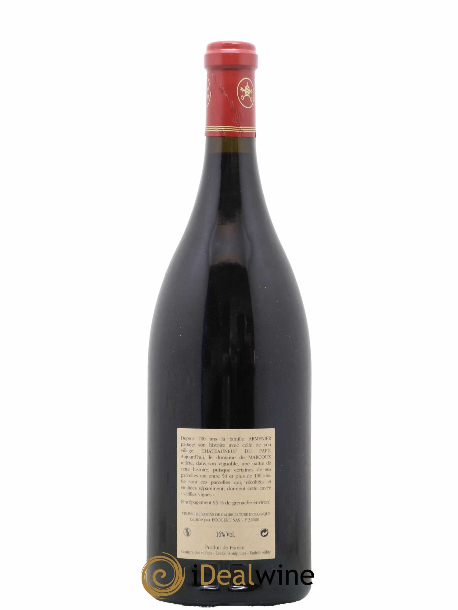 Châteauneuf-du-Pape Vieilles Vignes Marcoux (Domaine de)  2007 - Lot de 1 Magnum