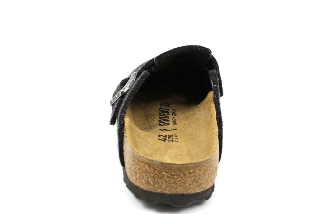 BIRKENSTOCK Clogs grau Boston Filz
