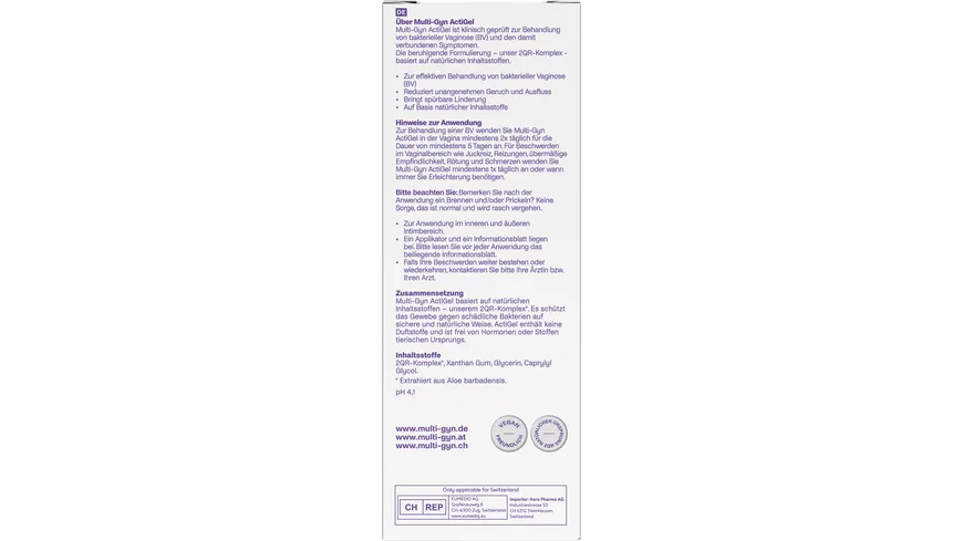 Multi-Gyn ActiGel Bio-aktive Behandlung bakterieller Vaginosen 50 ml