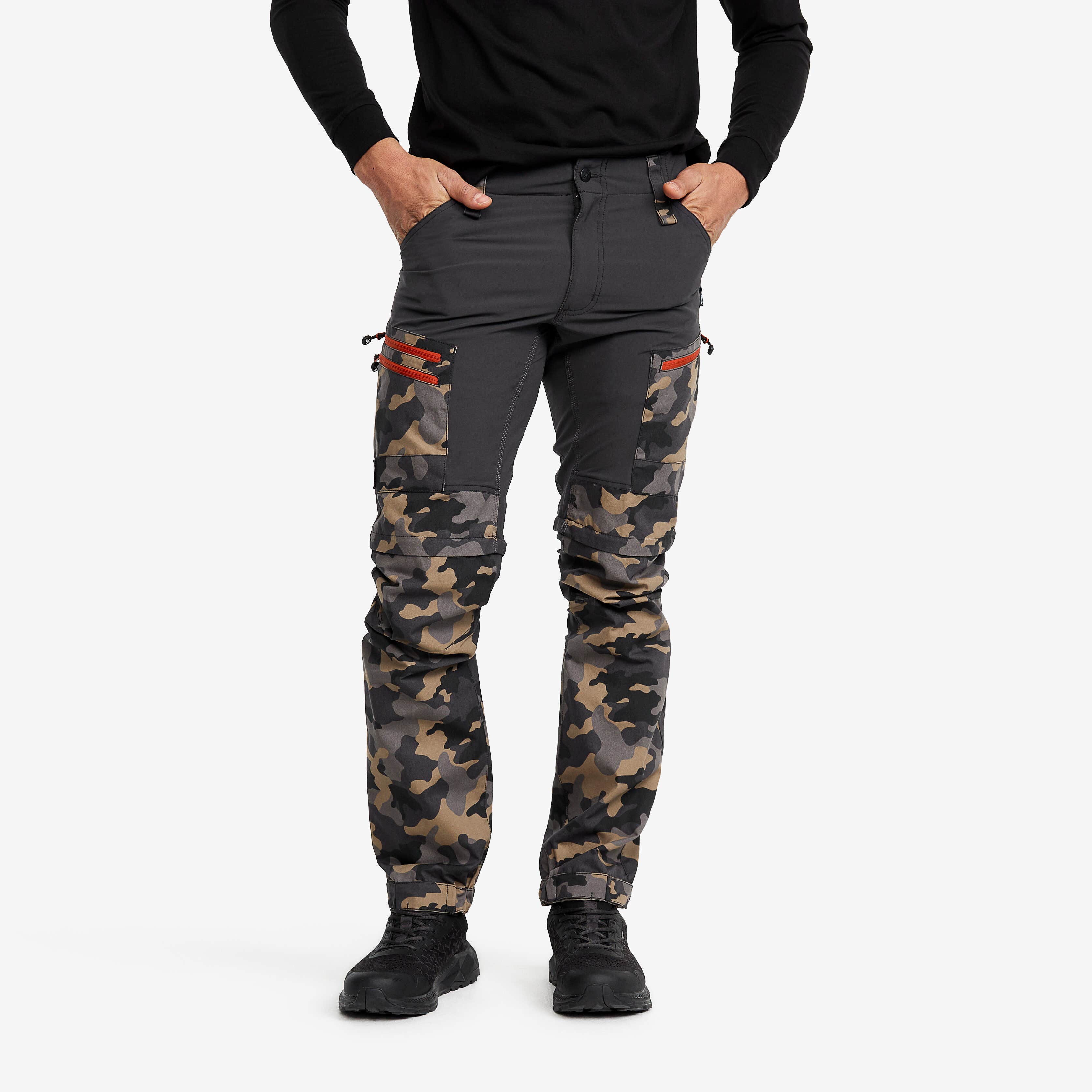 RVRC GP Pro Zip-off Pants Homme Khaki/Anthracite Camo