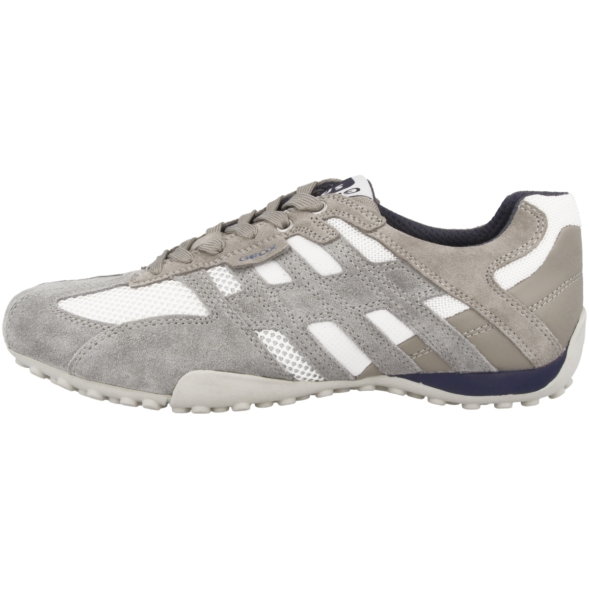 Geox Snake Sneaker Low hellgrau