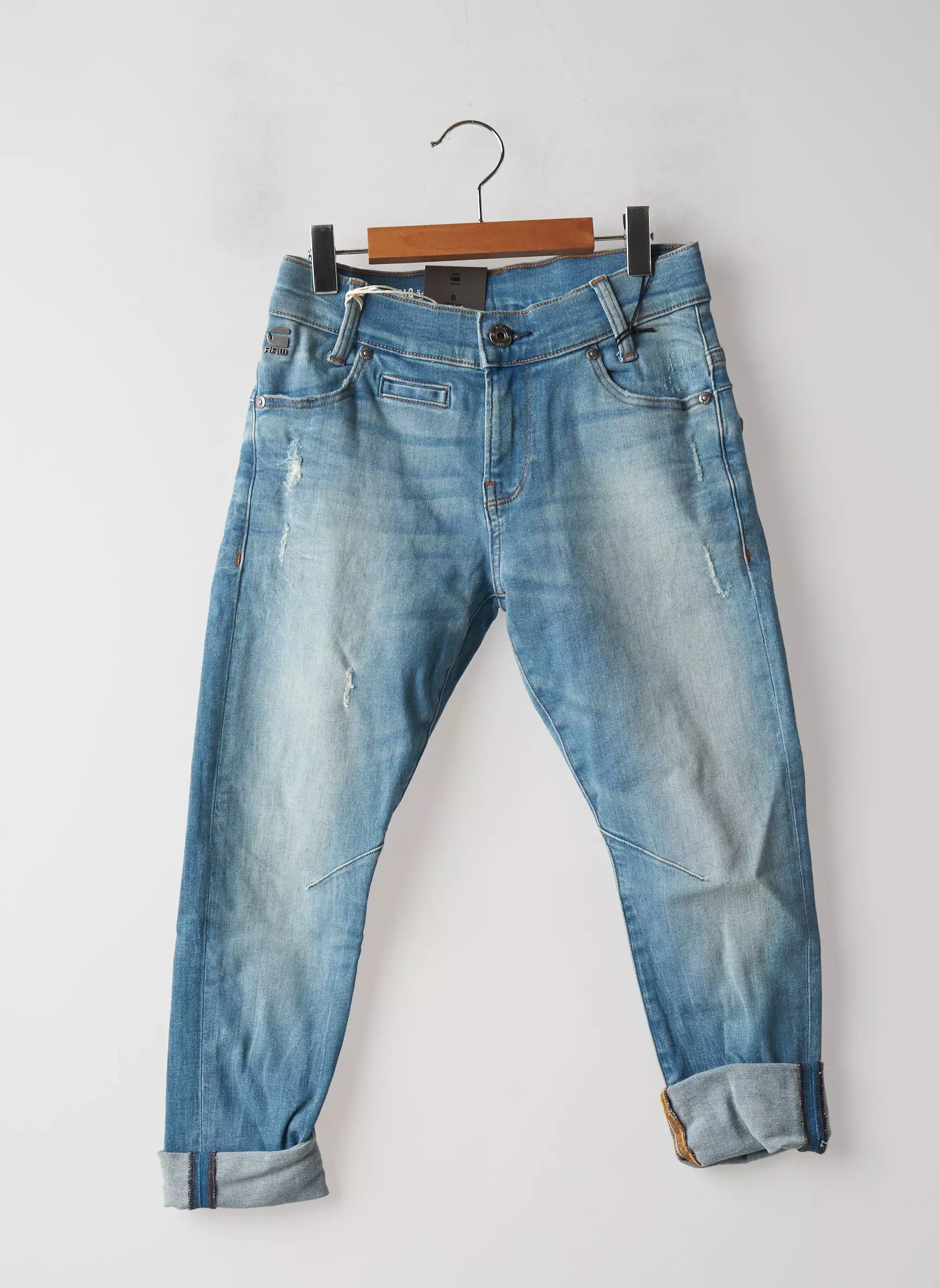 G Star Jeans Coupe Droite Garcon couleur bleu