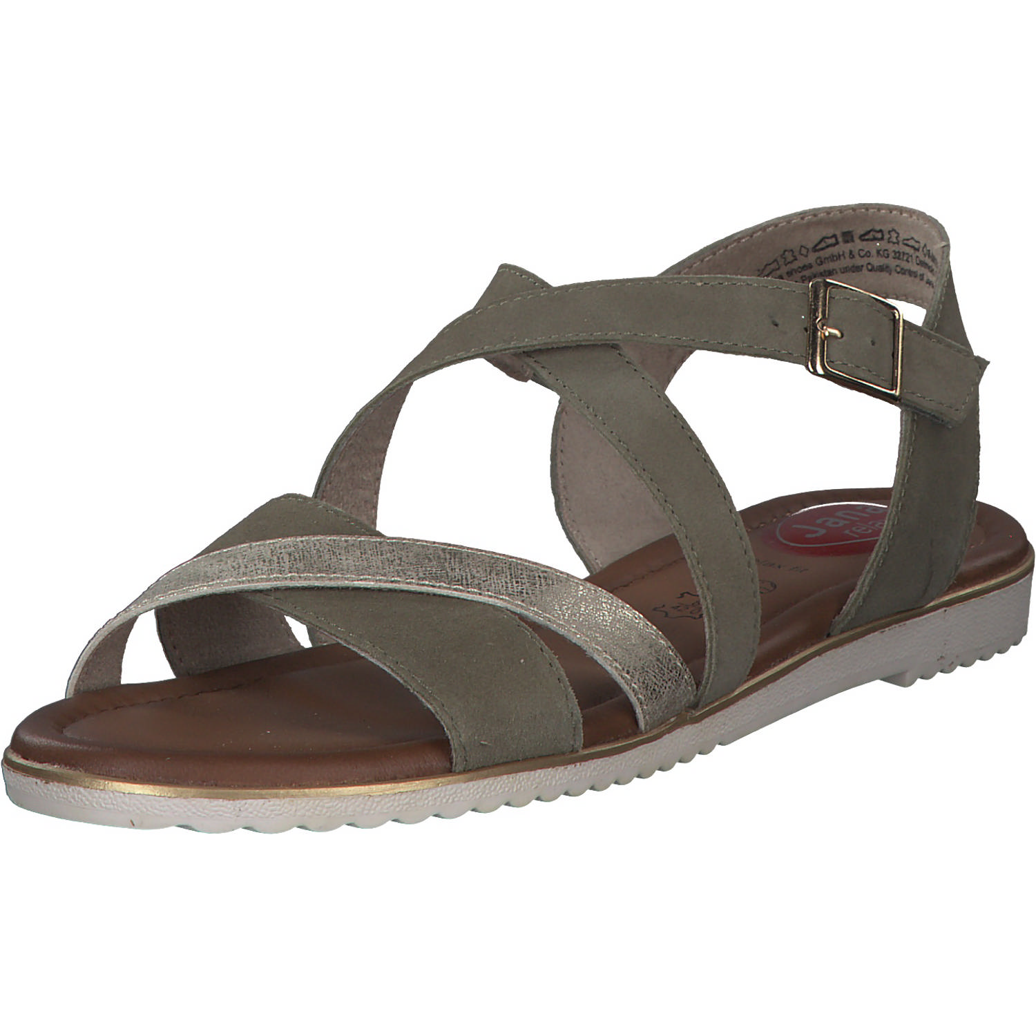 Jana Shoes 28115, Sandalen, Damen, Grün