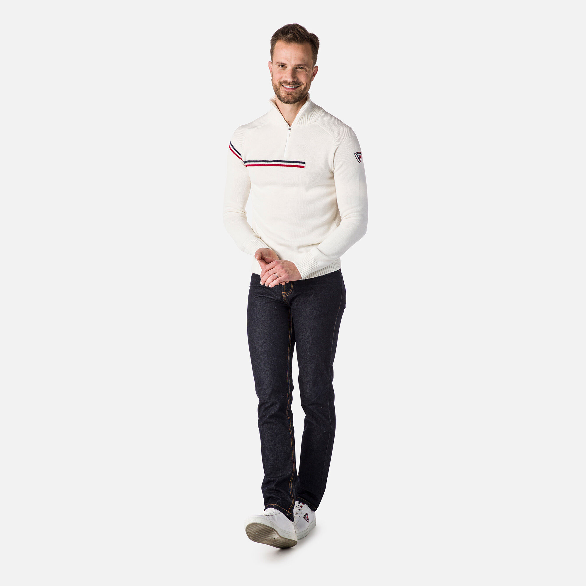 Pull Major à demi-zip Homme