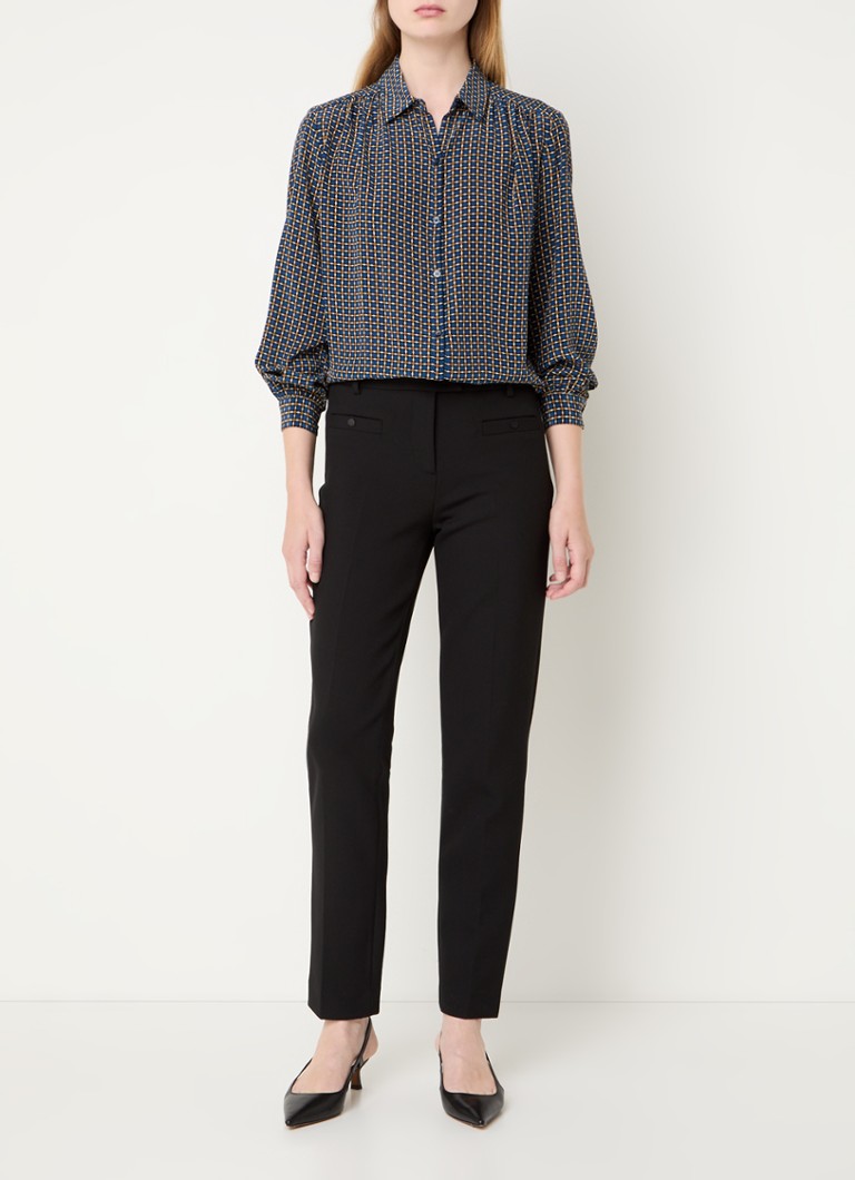 Pantaloni slim fit cu talie înaltă și buzunare laterale de la Gerard Darel Nesseryn.