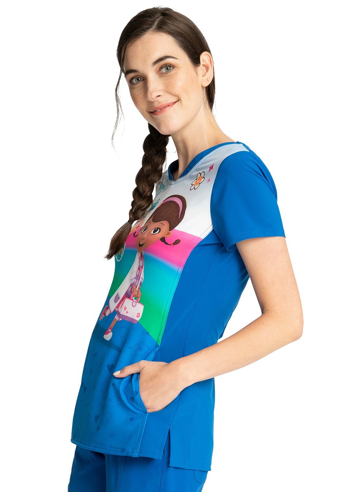 Cherokee Funktionsbluse Bunt bedruckter Damen Kasack 