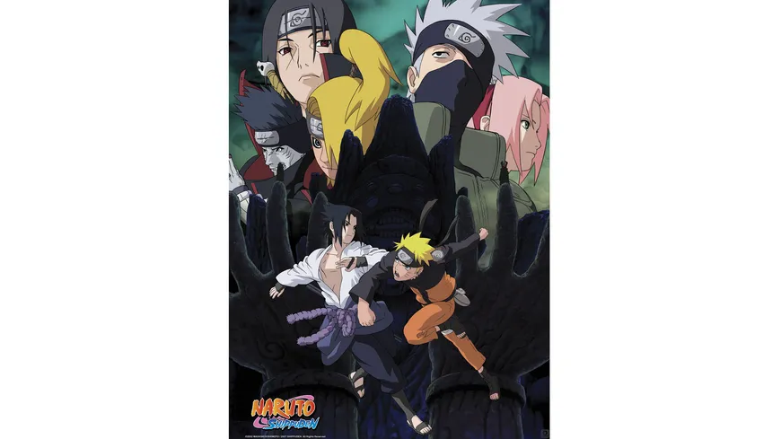 NARUTO SHIPPUDEN  Ninjas Set 2 Poster (52x38)