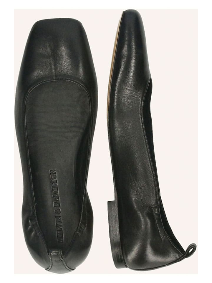 MELVIN & HAMILTON Leder-Ballerinas 