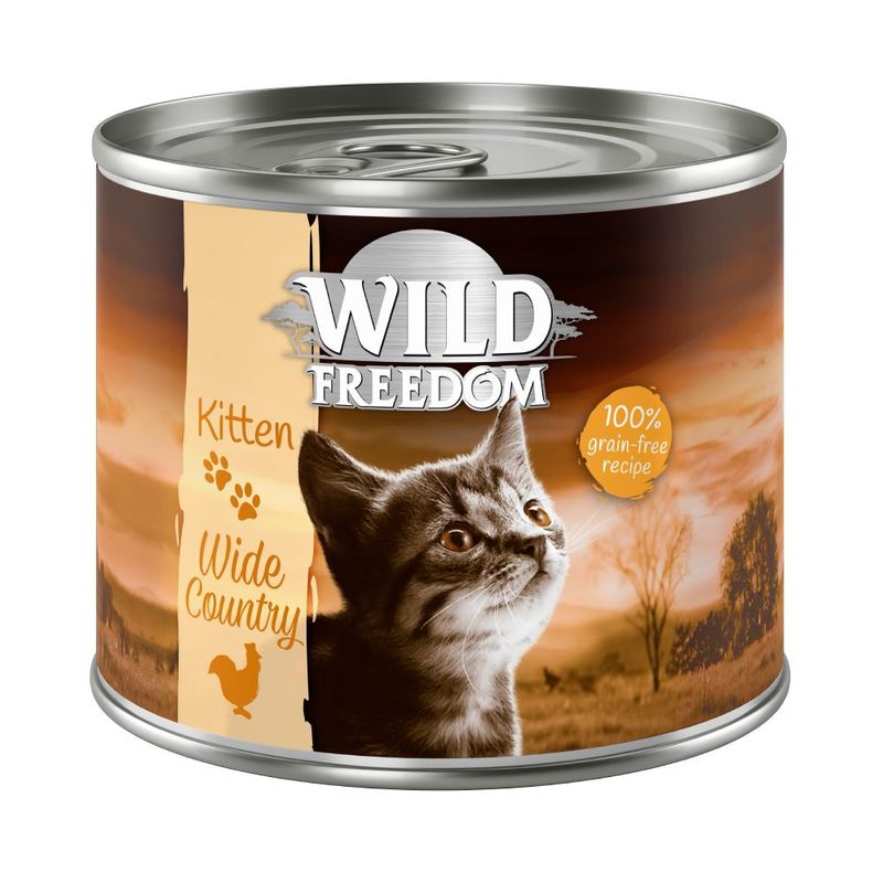 Sparpaket Wild Freedom Kitten 12 x 200 g zu TOP-Preisen | bitiba