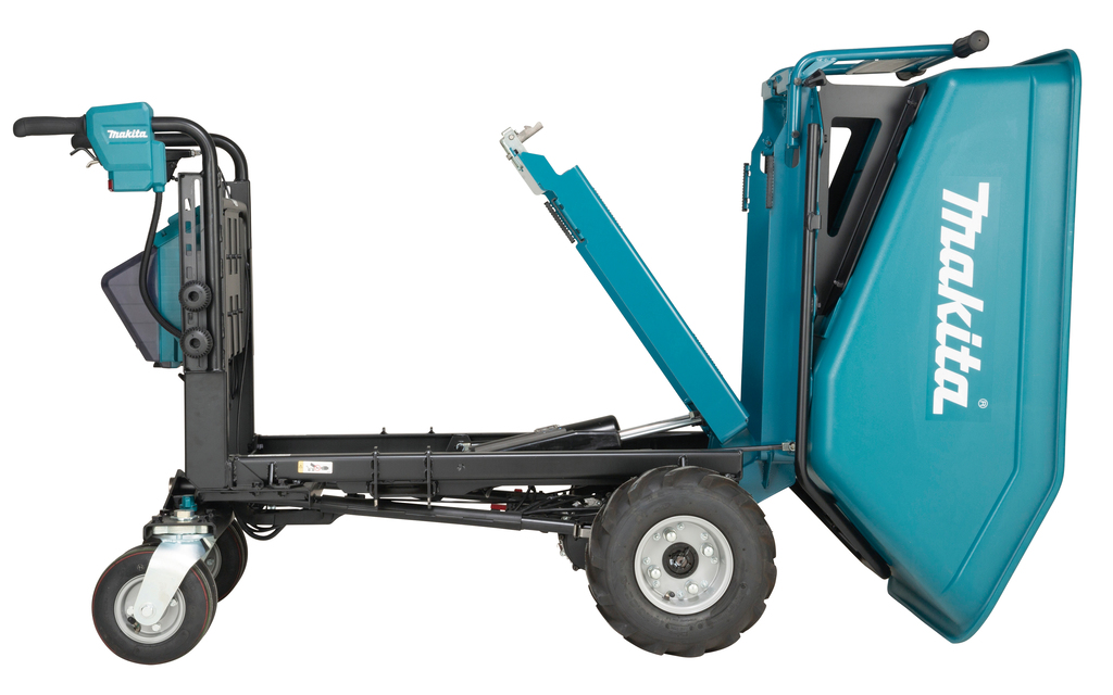 Makita DCU602Z 2 x 18V Basculant fără fir cu cupă înclinabilă electric, fără baterii și încărcător