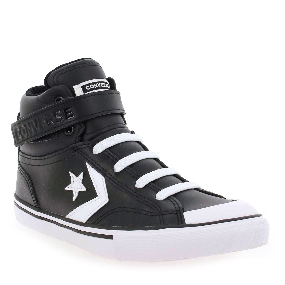 Converse  PRO BLAZE STRAP LEATHER H22 - noir blanc