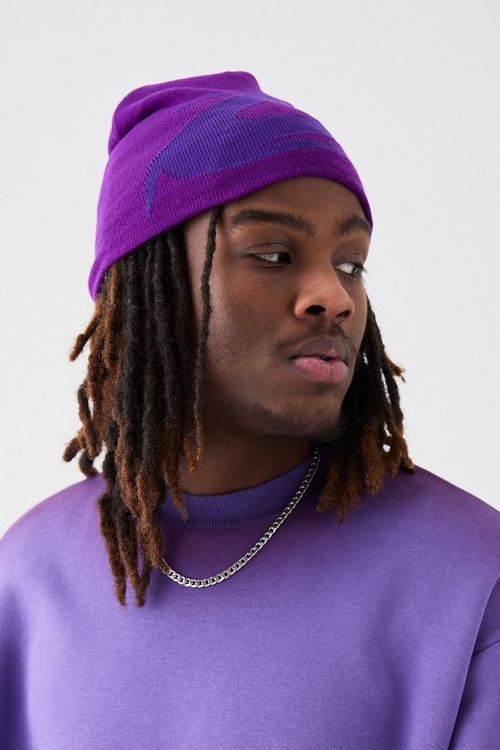 Beanie mit Orbit-Print