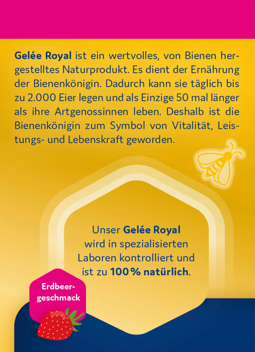 Gelee Royal 500 Kinder Ampullen Erdbeere 20 St, 300 ml