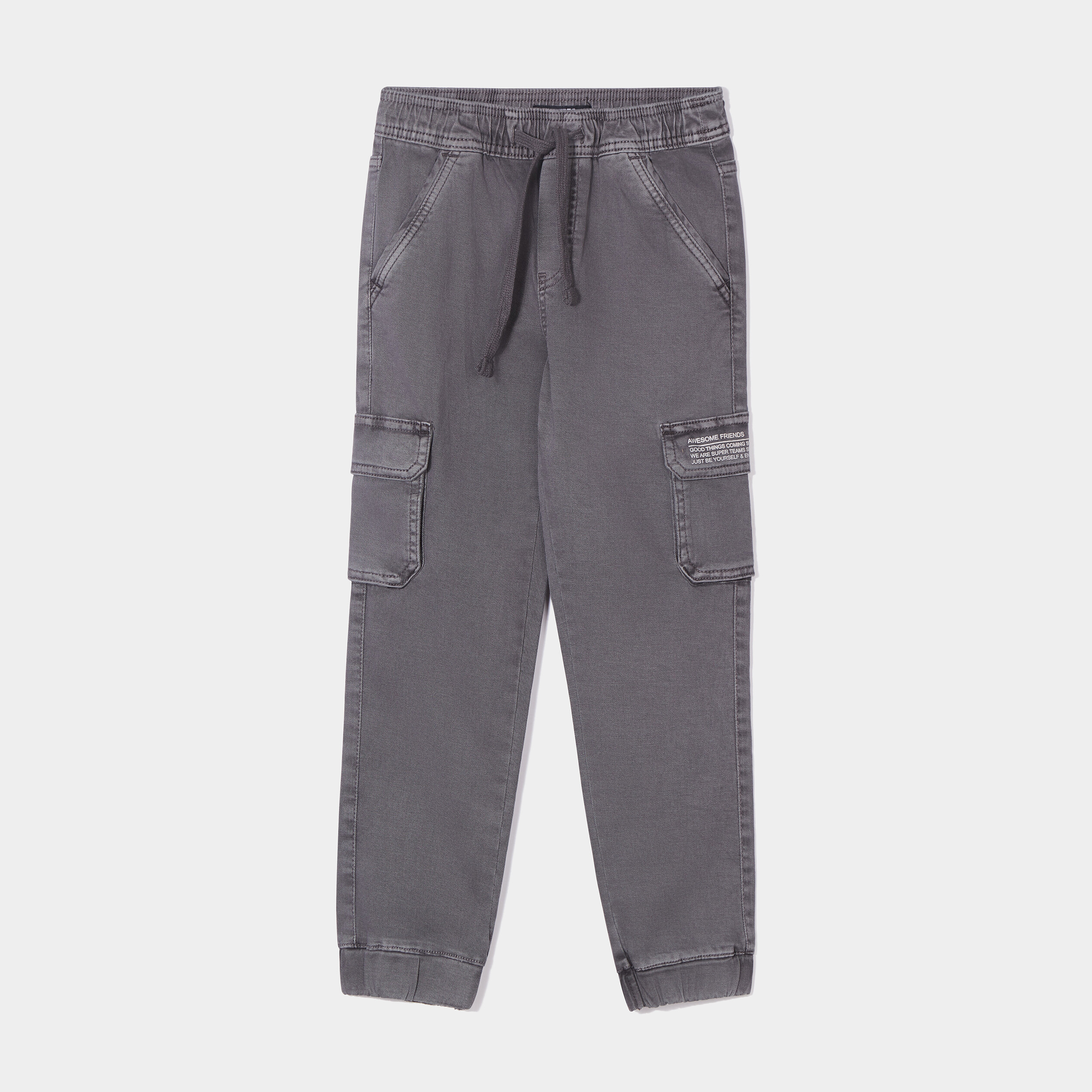 Pantalon jogger gris foncé garçon | La Halle