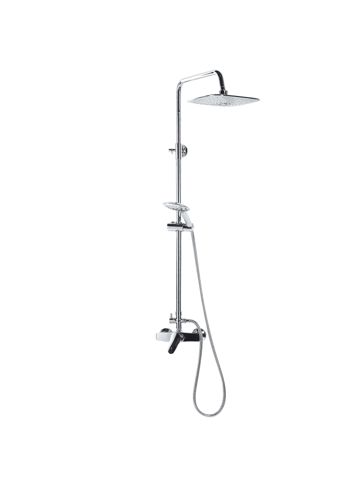 Beliani Wannenarmaturen HOWICK in Silber - (W) 20 x (H) 115 x (L) 36 cm günstig kaufen onesize