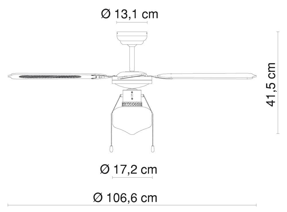 etc-shop Deckenventilator, LED Decken Ventilator IOS Alexa Amazon RGB Fernbedienung Beleuchtung