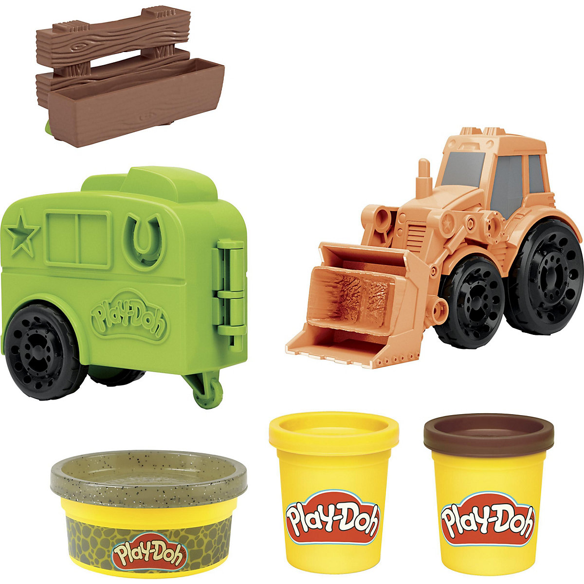 Play-Doh Wheels Traktor und Pferdeanhänger