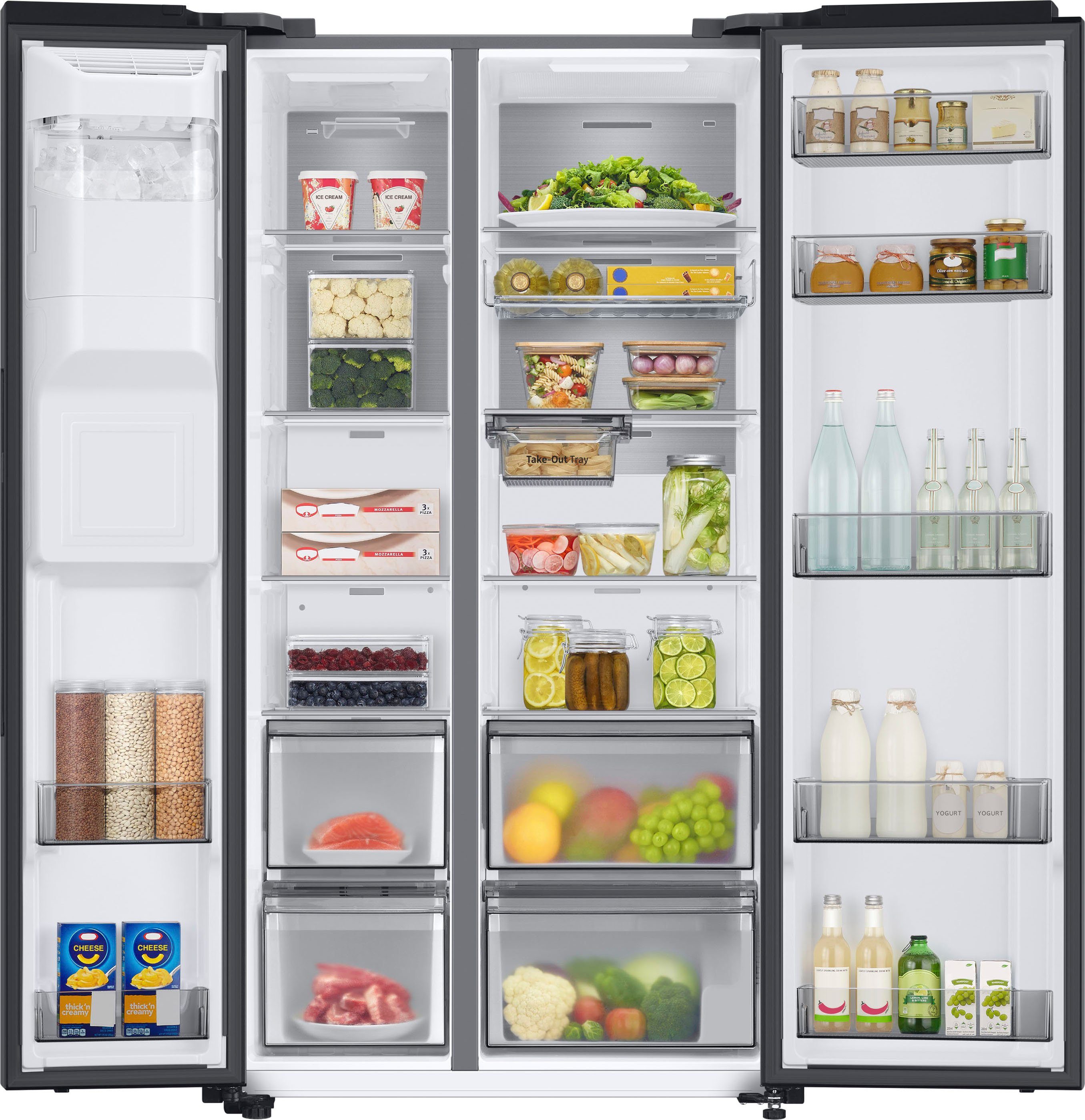 Samsung Side-by-Side RS800 RS6GCG885DB1, 178 cm hoch, 91,2 cm breit