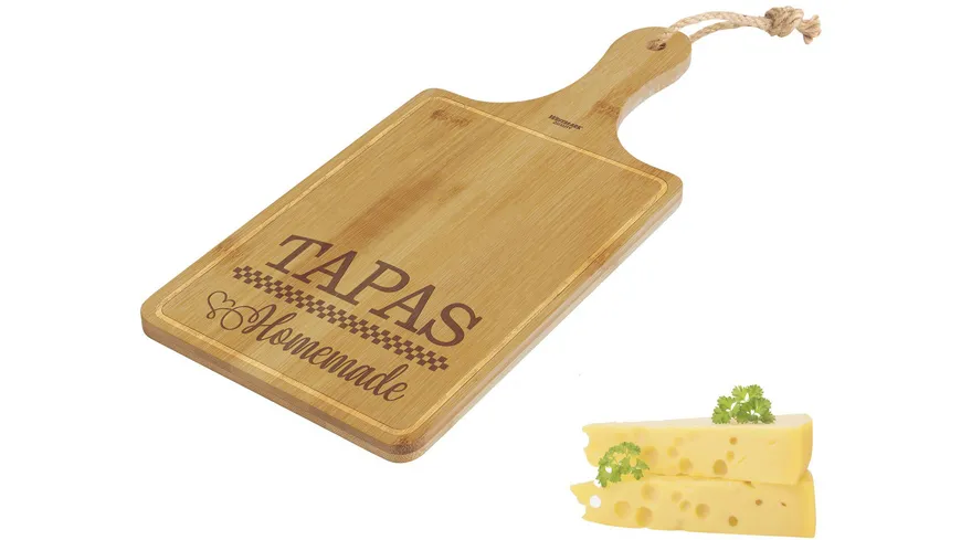 WESTMARK Servierbrett »Tapas + Friends«, Bambus, 35 x 16 cm