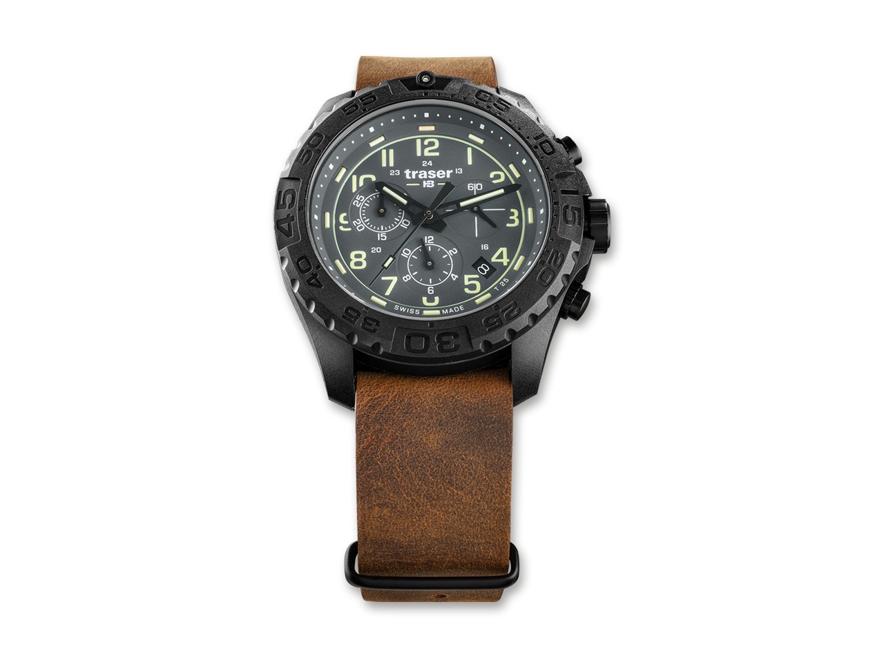 P96 OdP Evolution Chrono Grey Leder
