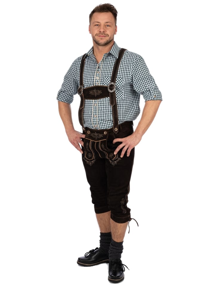 MADDOX Lederhose KORBINIAN-HT in hellbraun günstig kaufen