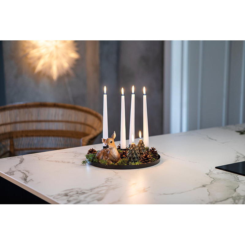 Home Furukongle 15 stk i nett hvit