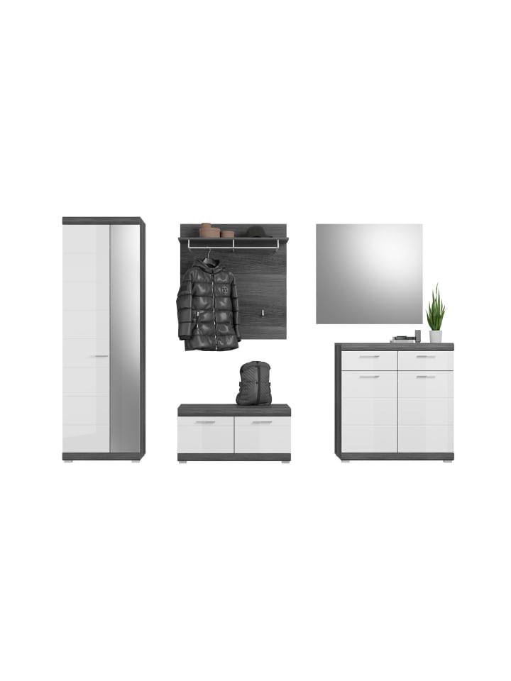 ebuy24 Garderobenaufstellung Scout Grau 272 x 40 cm günstig kaufen onesize
