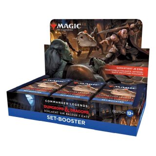 Magic the Gathering Commander Legends: Battle for Baldur's Gate Set-Booster Display (18) (DE)