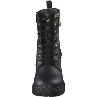 Mustang Schnürstiefelette in schwarz