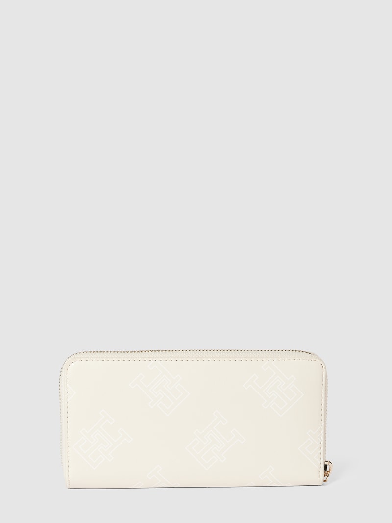 Portemonnaie mit Label-Applikation Modell 'ICONIC' in sand